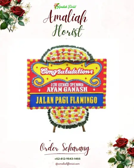 Sewa Papan Bunga Balerante